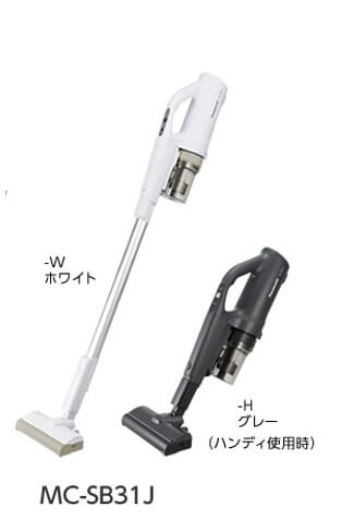 パナソニックサイクロン式コードレススティック型掃除機 MC-SB31J カラーバリエーション
